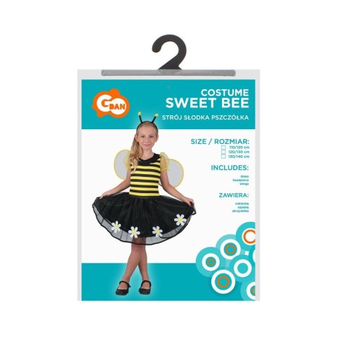 Kostium dla dzieci Słodka Pszczółka rozm. 110/120cm Godan (SL-SP11)