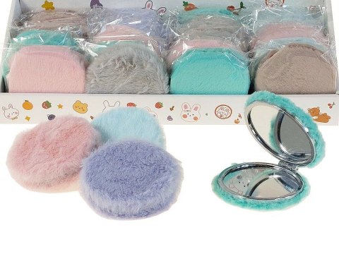 Lusterko w pluszowym etui śred.9cm Adar (601635)