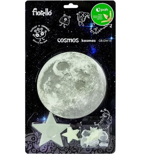 Naklejka ścienna Fluorescencyjna kosmos 3D Fiorello (170-2811)