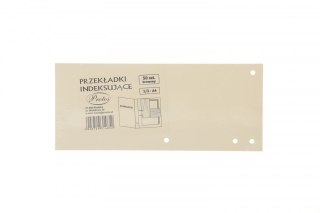 Przekładka czysta indeksująca 1/3 A4 kremowy 160g 50k Protos