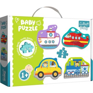 Puzzle puzzle baby classic pojazdy 2 el. Trefl (36075)
