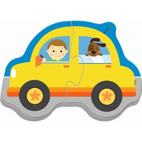 Puzzle puzzle baby classic pojazdy 2 el. Trefl (36075)