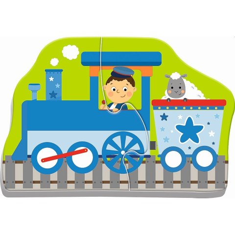 Puzzle puzzle baby classic pojazdy 2 el. Trefl (36075)