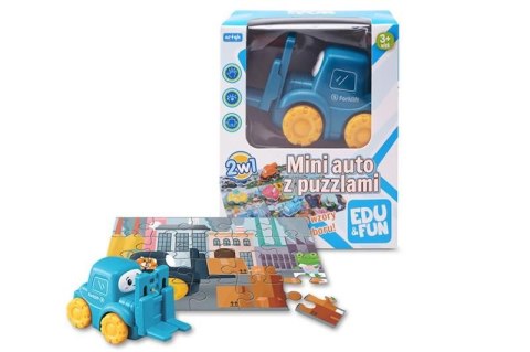 Samochód mini podnośnik z puzzlami Artyk (125904)
