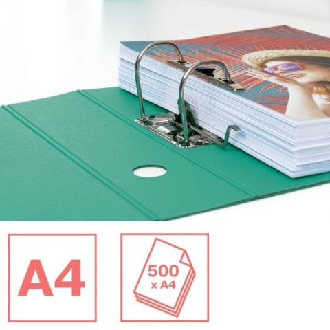Segregator dźwigniowy Colour Breeze A4 82mm zielony Esselte (626218)