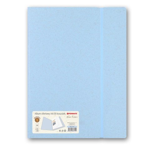 Teczka ofertowa ECO FILE a4 30 KOSZULEk 5906910832722 A4 kolor: niebieski Penmate (TT8916 NIEBIESKI)
