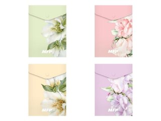 Teczka plastikowa na zatrzask na zatrzask A6 mix (5370959)