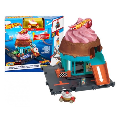 Tor wyścigowy City mały zestaw Hot Wheels (HDR24)