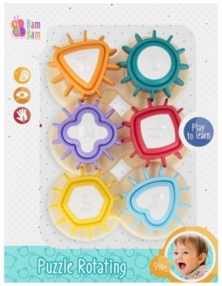 Zabawka edukacyjna puzzle rotujące Bam Bam (569011)