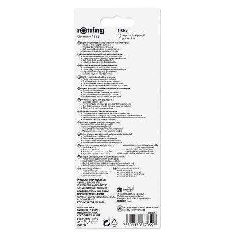 Zestaw piśmienniczy TIKKY oł+12rysików + gumka 3501170770597 Rotring