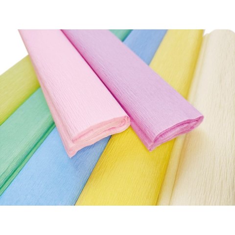 Bibuła marszczona mini pastelowe 5902277265951 mix 297mm x 210mm Interdruk (10szt)
