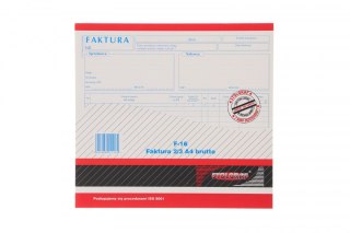 Druk samokopiujący faktura VAT 2/3 A4 brutto 2/3 A4 100k. Stolgraf (F16)