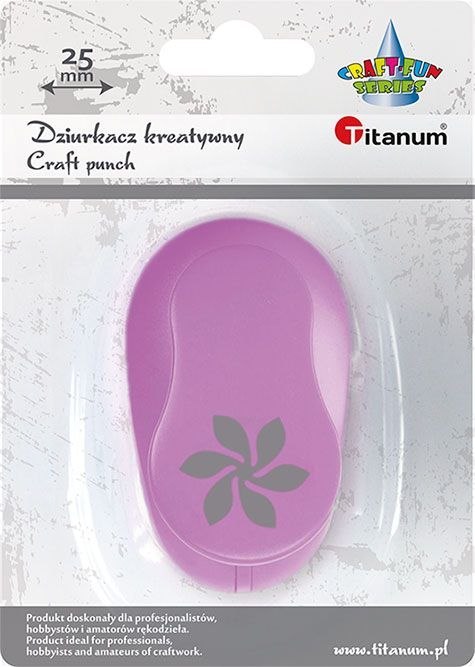Dziurkacz ozdobny Craft-Fun Series 25mm kwiat Titanum (T-8810-34)