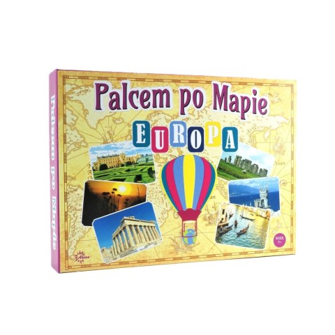 Gra planszowa palcem po mapie - Europa Abino