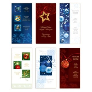 Kartka składana Bożenarodzenie firmowa DL Merigraf (DL)