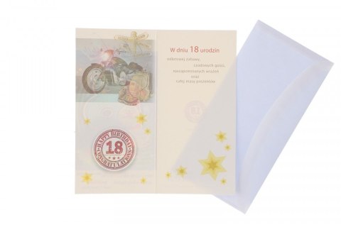 Kartka składana Lux 18-stka DL Top Graphic (DLXO)