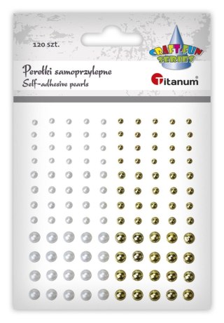 Kryształki Craft-Fun Series perełki mix Titanum (24CY0324 (white,gold))