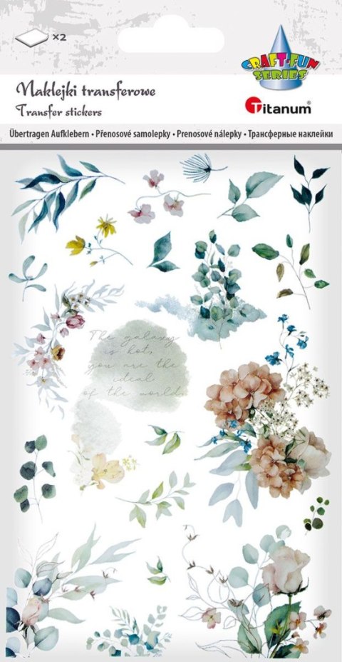 Naklejka (nalepka) Craft-Fun Series Naklejki transferowe Titanum (24XQ0501-2)