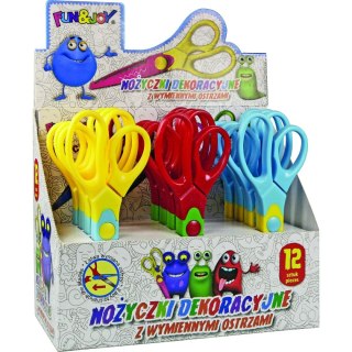 Nożyczki dekoracyjne 16,5cm Fun&Joy