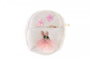 Plecak cekinowy w kwiatki Lean (22298)