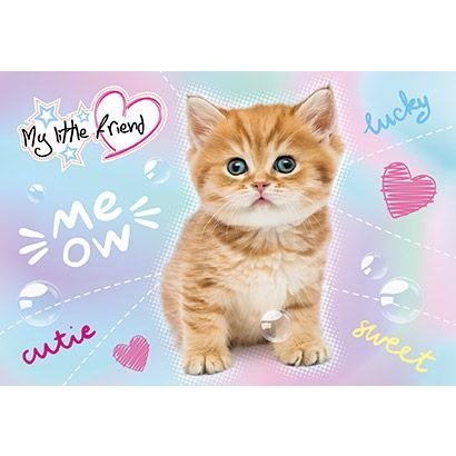 Podkład na biurko My Little Friend mix karton pokryty folią Unipap