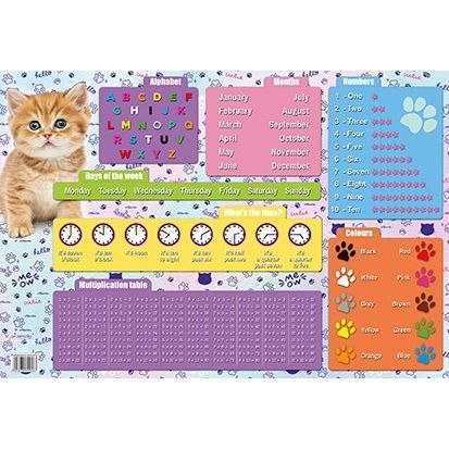 Podkład na biurko My Little Friend mix karton pokryty folią Unipap