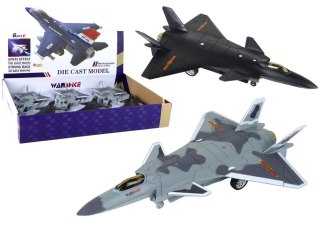 Samolot Z Napędem Frykcyjnym Czarny Szary Lean (16286)