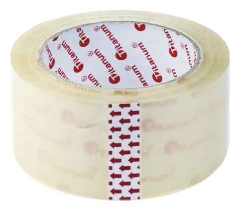 Taśma pakowa 48x132 [mm x m] przezroczysta Titanum