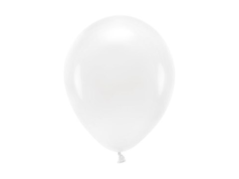 Balon gumowy Pastel Eco Balloons biały 260mm Partydeco (ECO26P-008)