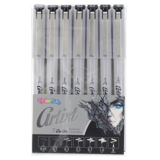 Cienkopis Artist colorino wkład (różne) mixmm 7kol. Patio (81070PTR)