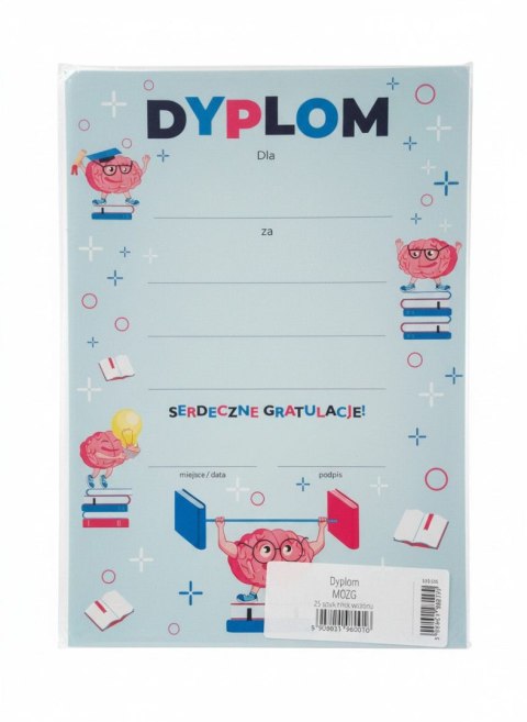 Dyplom Mózg A4 Henry (5908451980016)
