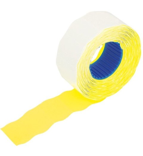 Etykieta samoprzylepna do cen falista żółta [mm:] 26x16 Grand (150-1082)