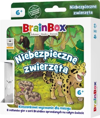 Gra edukacyjna BrainBox - Pocket - Niebezpieczne zwierzęta Rebel (5902650619982)