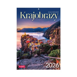 Kalendarz ścienny A4 KRAJOBRAZY A4 x 300mm Press (5904830713435)