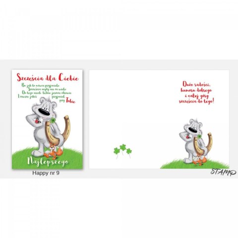 Kartka składana Happy Urodzinowy dziecięcy B6 Ev-corp (STKH-009)