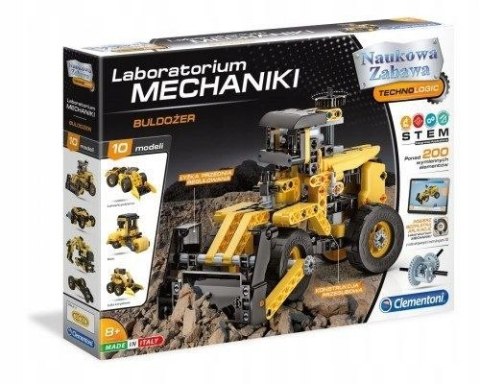Klocki konstrukcyjne Laboratorium Mechaniki Buldożer Clementoni (CLM50633)