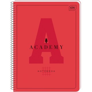 Kołozeszyt (kołonotatnik) Hybrid Academy 90g A5+ 80k. 90g krata Interdruk