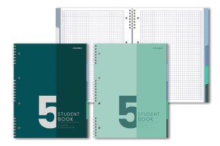 Kołozeszyt (kołonotatnik) STUDENTBOOK 5 przedmiotów B5 100k. 70g krata Top 2000 (400179521)