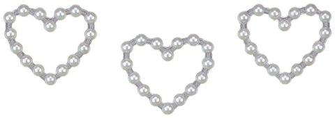 Kryształki Craft-Fun Series serca białe Titanum (24SL0329)