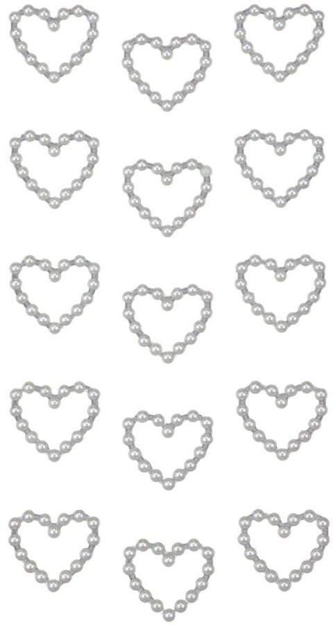 Kryształki Craft-Fun Series serca białe Titanum (24SL0329)