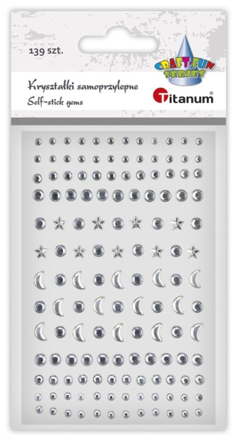 Kryształki Craft-Fun Series srebrne Titanum (24SL0337)