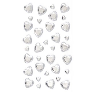 Kryształki samoprzylepne serca Argo (251123)