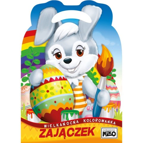 Książeczka edukacyjna Wielkanocna kolorowanka. Zajączek Niko