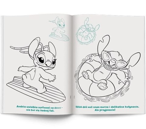 Książka dla dzieci Stitch. Kolorowanka z Naklejkami Ameet (NA 9141)
