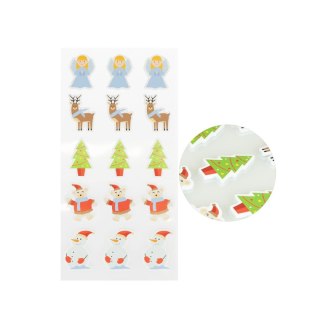 Naklejki świąteczne świąteczny mix Arpex (NR5814)