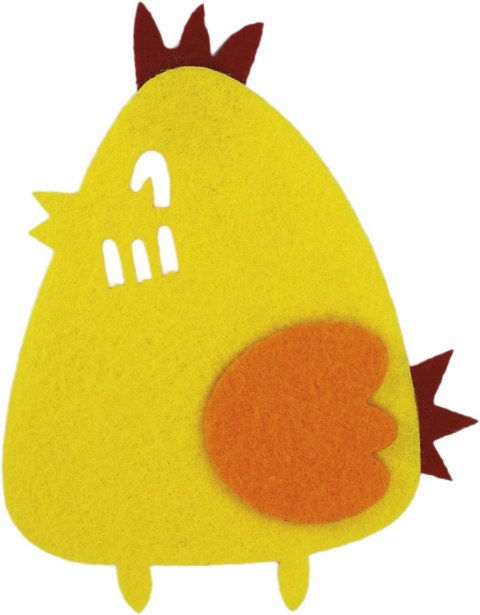 Ozdoba filcowa Craft-Fun Series kura 3D Titanum (20CR0312-45)