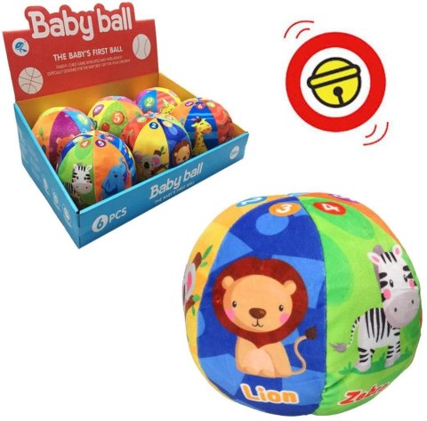 Piłka miękka tekstylny z dzwonkiem Trifox (A-2051)