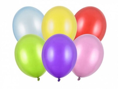 Balon gumowy Strong Metal mix 300mm Partydeco (SB14M-000-50)