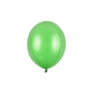 Balon gumowy metalizowany zielony Partydeco (SB12M-102J)
