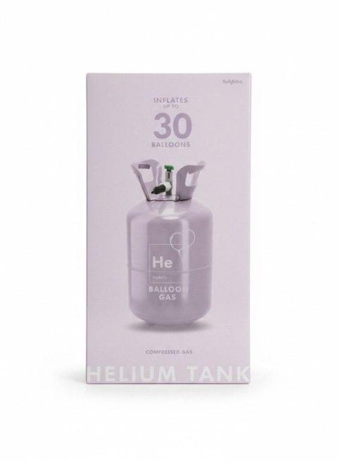 Butla z helem fioletowy, 30 balonów Partydeco (BZH1-30-014)